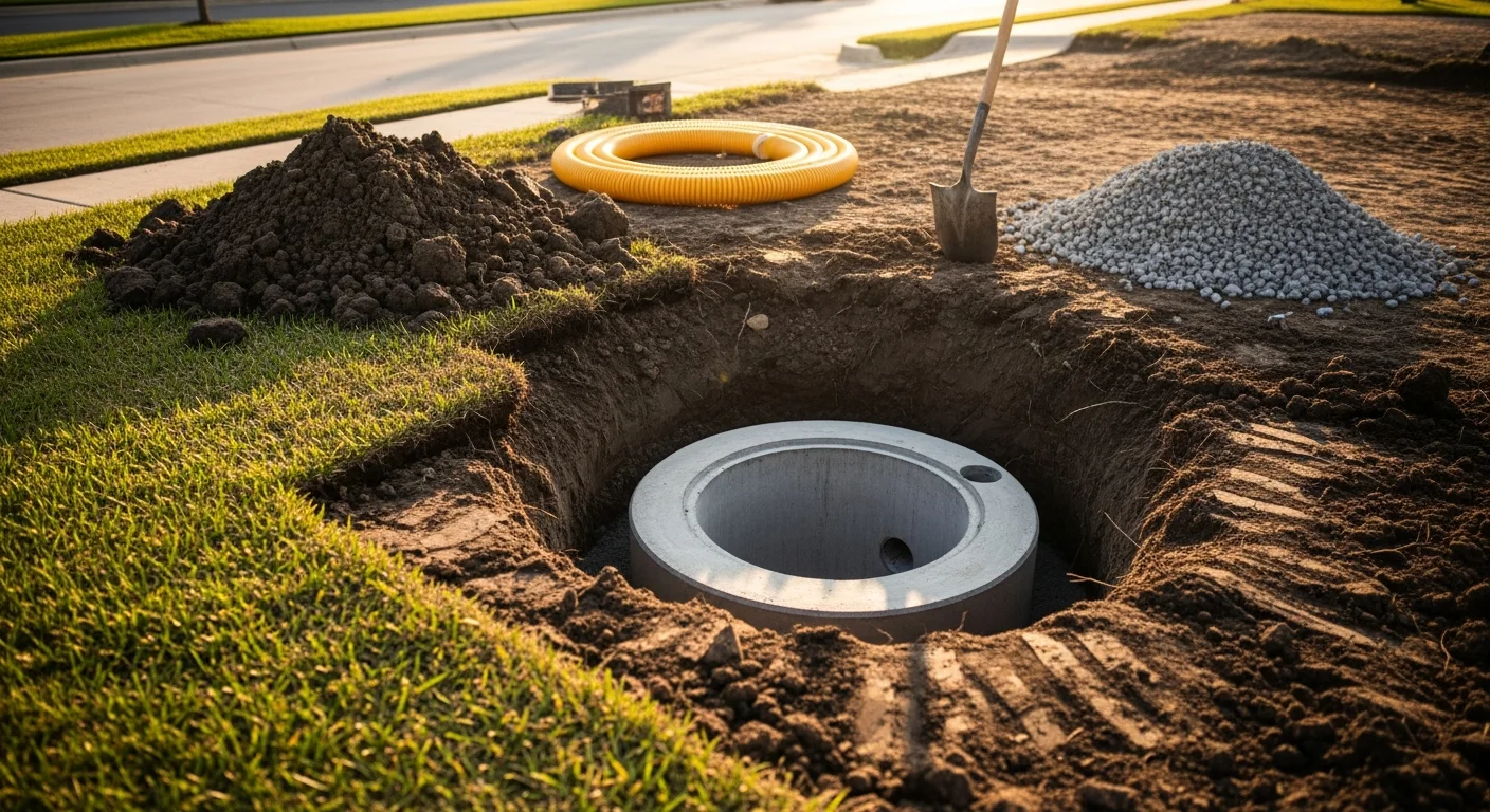 Catch Basin Installation professional work in Tomball, Texas