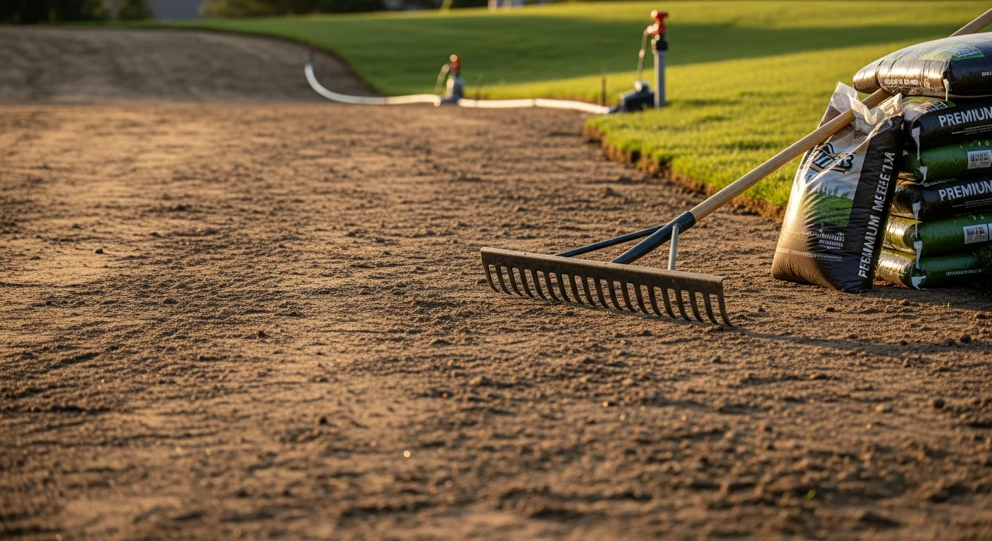 Lawn Establishment professional work in Tomball, Texas